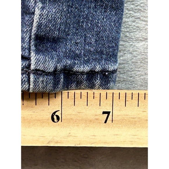 Gloria Vanderbilt Jeans Amanda Straight Stretch  Womens Sz 12 Blue High Rise - Picture 12 of 13